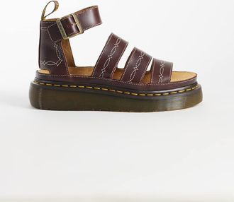 Dr. Martens Rodeo Clarissa Quad - Sandali marrone scuro