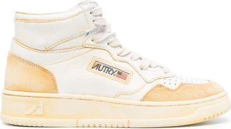 Autry high-top lace-up sneakers - women - Calf Leather/Calf Leather/Rubber - 36 - White