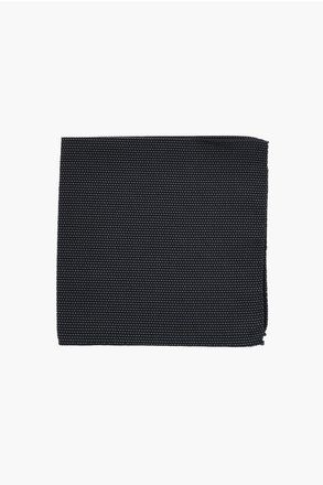 Corneliani CC COLLECTION Chevron Motif Silk Pocket Square size Unica