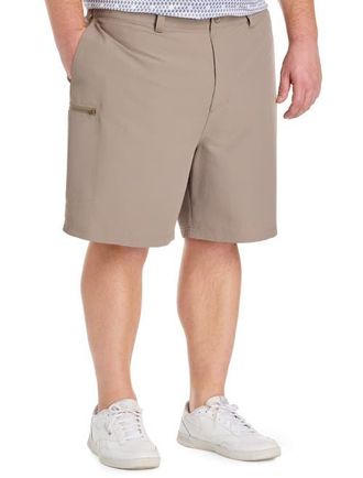 Reebok Big & Tall Golf Performance Cargo Shorts in Gritty Grey at Nordstrom, Size 40