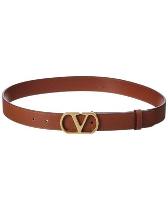 Valentino Vlogo Signature Mini Leather Belt