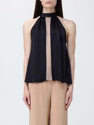 Simona Corsellini Satin and Rhinestone Top