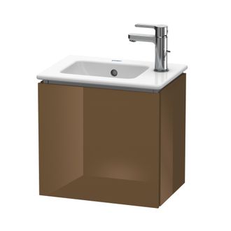 Duravit Mueble De Pared Duravit L-cube, 1 Puerta, Bisagra Derecha, 420mm, Para Me By Starck 072343, Color: Marr&oacute;n Oliva Laca Alto Brillo - Lc6272r6161