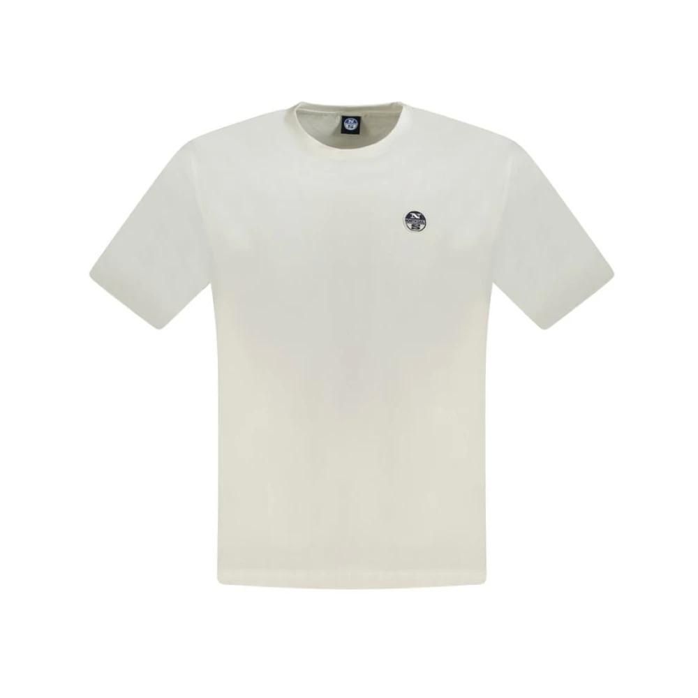 North Sails Homme, Tops, Blanc, Taille: 2XL Cotton T-Shirt dès 84