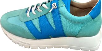 Wonders Womens A-2476 Sneakers In Sea Wild Vs Sea