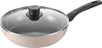 Ballarini Ledro Sart&eacute;n Alta Aluminio Reciclado Arena 28 Cm