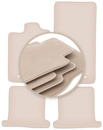 OEM Tappetini Beige Di Alta Qualit&agrave; Per: Jaguar Xk Coup&eacute; 2006-2014