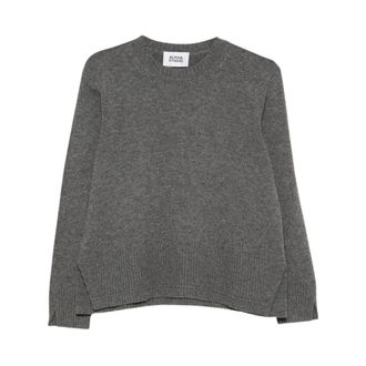 Alpha Studio Truien & Vesten, Dames, Grijs, L, Trui met ronde hals