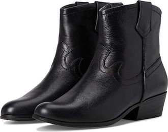 Aerosoles Credo Womens Boots Black Burnished Leather : 9.5 B - Medium, Suede