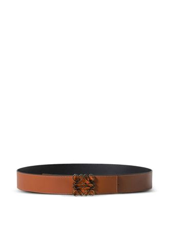 Loewe Cintura Anagram reversibile - Marrone
