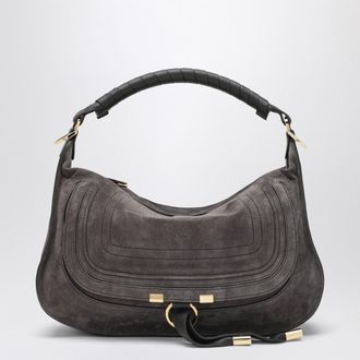 Chlo&eacute; Kleine Marcie-Tasche aus braunem Wildleder von Chlo&eacute;