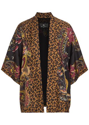Etro Printed Silk Jacket - Multicoloured - S (UK8-10 / S)