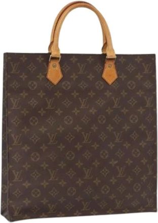 Louis Vuitton Pre-owned Tote Bags, female, Brown, Size: ONE SIZE Pre-owned Canvas Tote Bag