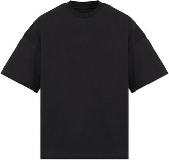 Jil Sander Tops, Heren, Zwart, M, Katoen, Katoenen T-shirt