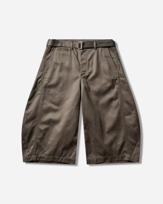 sacai Men s Cotton Chino Pants Grey