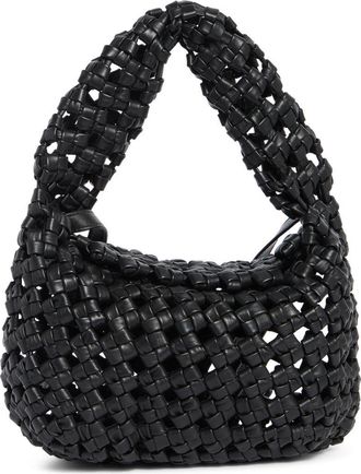 Walter Baker Mackenzie Woven Knot Shoulder Bag in Black at Nordstrom Rack