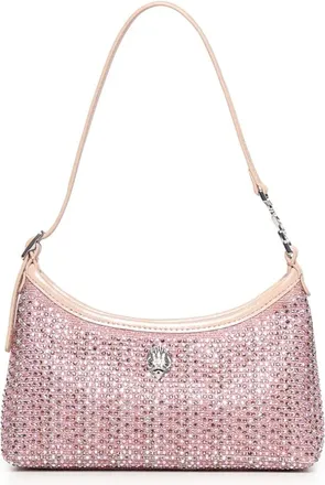 Kurt Geiger Shoulder Bags, female, Pink, Size: ONE SIZE Fabric Kurt Mini Shoulder