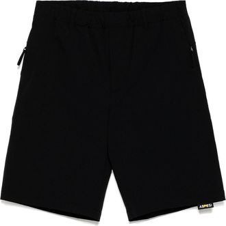 Aspesi Linen garment dyed shorts - Blue