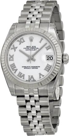 Rolex Datejust Lady 31 White Dial Stainless Steel Jubilee Bracelet Automatic Watch 178274WRJ