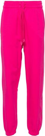 adidas by Stella McCartney tapered-leg cotton track pants - women - Organic Cotton - S - Pink