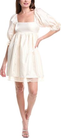 endless rose Endless Rose Shiny Puff Sleeve Mini Dress