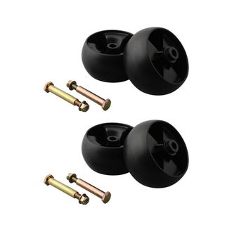OEM 4 Ruedas De Plataforma De 5 Pulgadas Y Pernos De Eje Para Cortac&eacute;spedes Y Maquinaria De Jardiner&iacute;a Hustler/toro