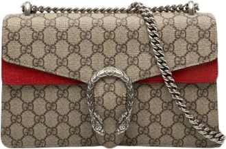 Gucci Pre-owned Cross Body Bags, female, Beige, Size: ONE SIZE Pre-owned Dionysus Cross Body Bag