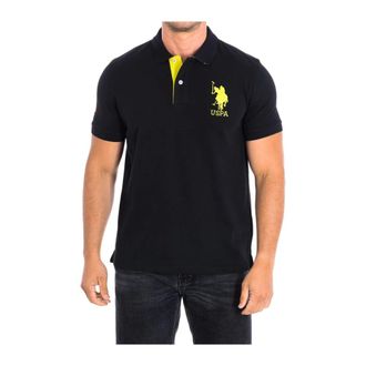 U.S.Polo Association Hombre, Camisetas, Negro, Talla: M
