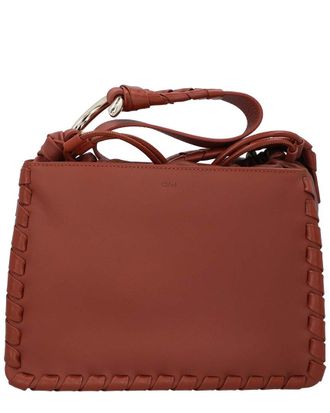 Chlo&eacute; Brown Calfskin Leather Mate Multi-Gusset Shoulder Bag, Never Carried (Authentic Pre-Loved)
