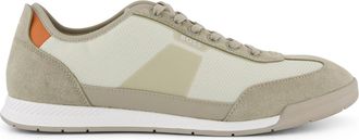 HUGO BOSS Sneaker beige BOSS Nitan Lowp Txmx vlakken