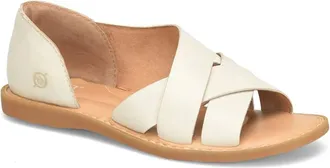 Born Womens Ithica Sandal In Cream