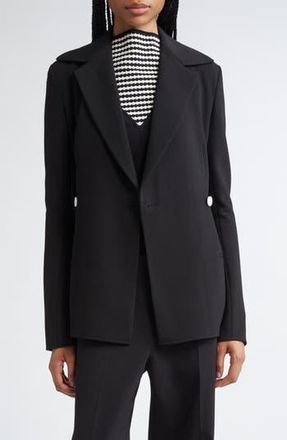 Proenza Schouler Marine Bi-Stretch Suit Jacket in Black at Nordstrom Rack, Size 6