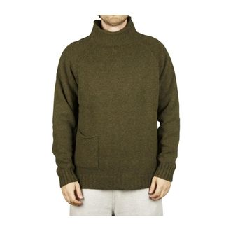 Roberto Collina Lupetto Ml - - Knitwear - Uomo - Verde - S