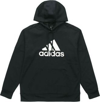 adidas Logo Printing hooded Pullover Sports Black DH9018