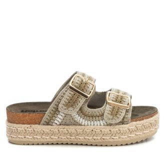 Xti Womens Casual Sandals In Dark Green