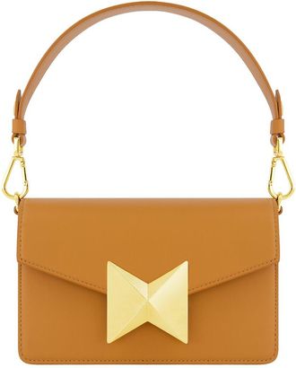 Mac Duggal Mini Leather Shoulder Bag