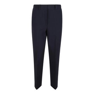 Incotex Dames, Broeken, Blauw, Maat: S Katoen