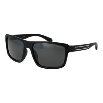 Polaroid Mens Black Plastic Sunglasses - One Size