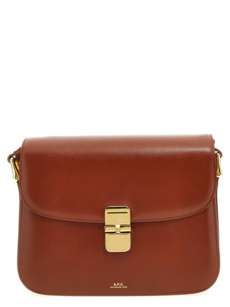 A.P.C. Brown Grace crossbody bag