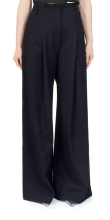 St.Agni Paperbag Trousers In Black