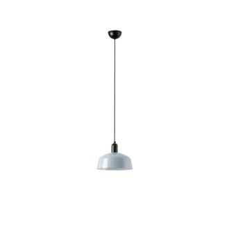 Netlighting Tatawin Medium Dome Pendant Black Gloss Grayish Blue 1x E27
