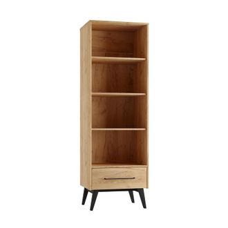 OEM Biblioth&egrave;que 1 Tiroir Pinio Retro Bois