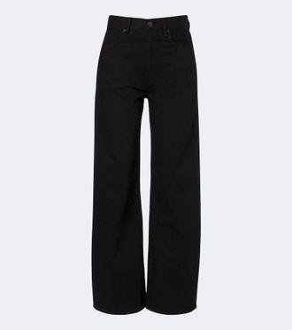 Frame Denim Bow barrel-leg jeans