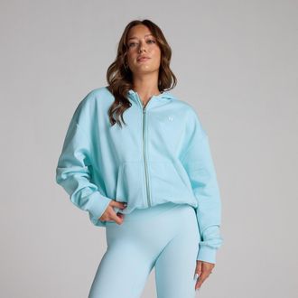 MyProtein Sudadera con capucha y cremallera Basics para mujer de MP - Azul cielo - XXL