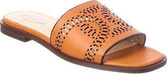 Tod's Tods Logo Leather Sandal