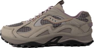 Saucony Mens Grid Aura X Sneakers In Grey Agave