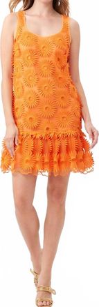Trina Turk Anzu Sleeveless Dress In Orange