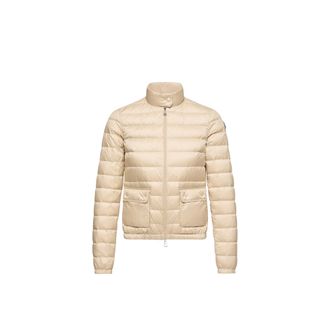 Moncler Moncler Lans Short Down Jacket, Women, Beige, Size: 0