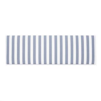 Really Nice Things Cabecero tapizado de tela rayas azules 165x52cm