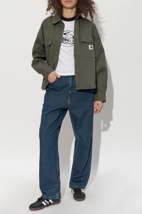 Carhartt Work in Progress T-shirt With Print, Womens, White